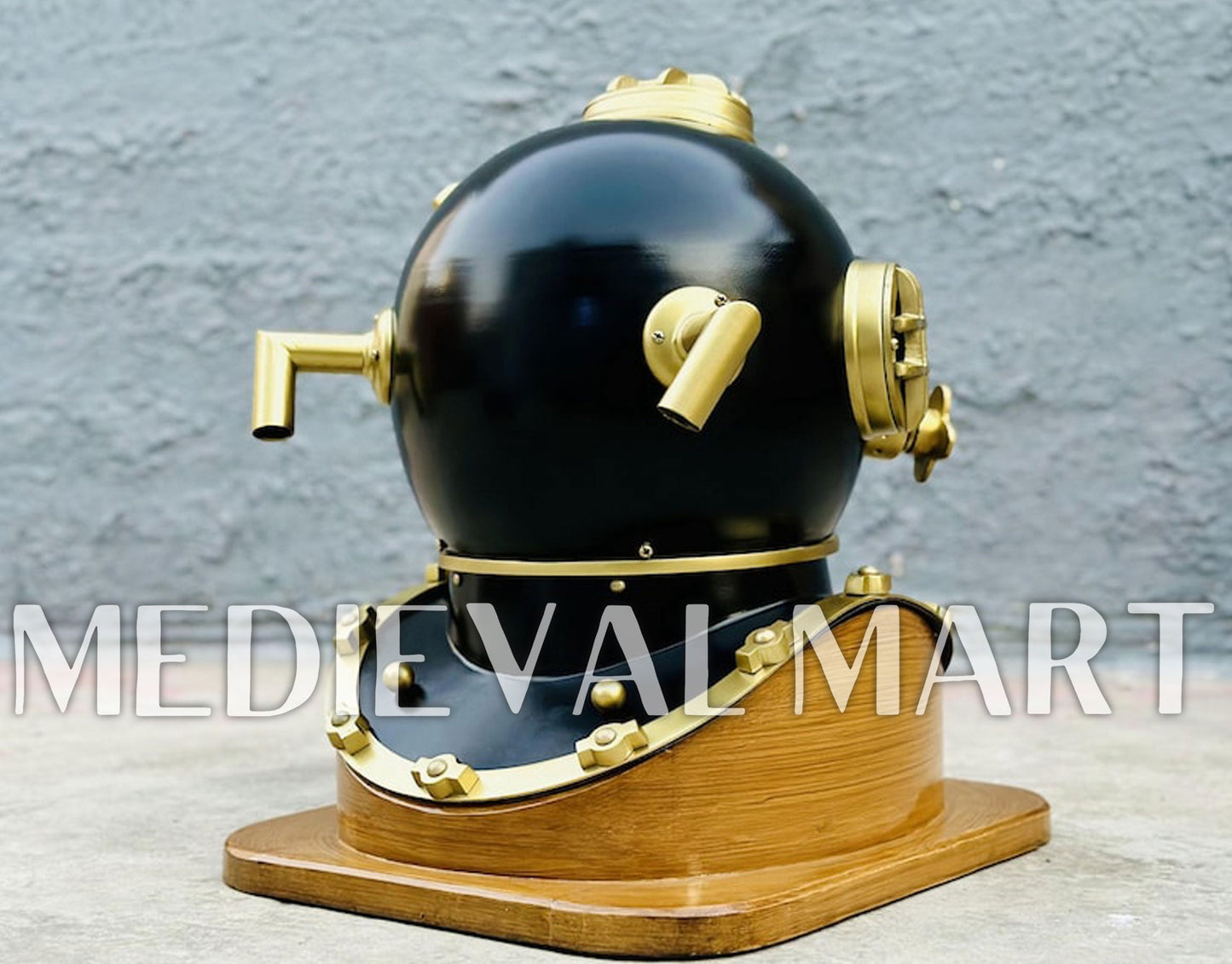 MEDIEVALMART AU Hand Forged Medieval Twisted Troll Cross Iron Pendent With Leather Cord