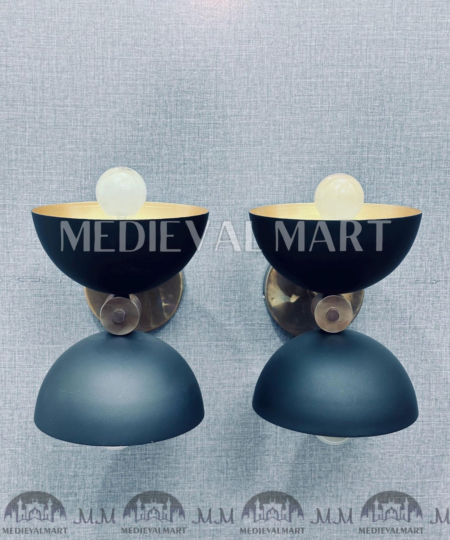 MEDIEVALMART AU European Greaves Knight English Legs Armor "Buff Polish"