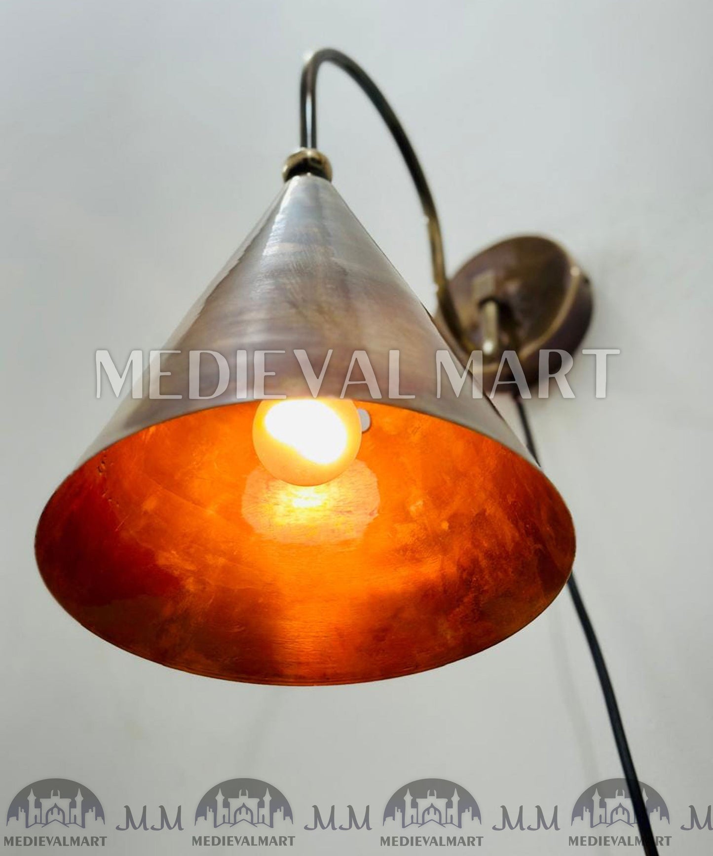 MEDIEVALMART AU European Greaves Knight English Legs Armor "Buff Polish"