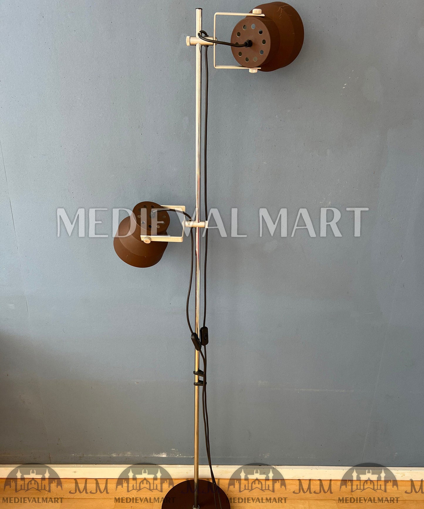 MEDIEVALMART AU European Greaves Knight English Legs Armor "Buff Polish"