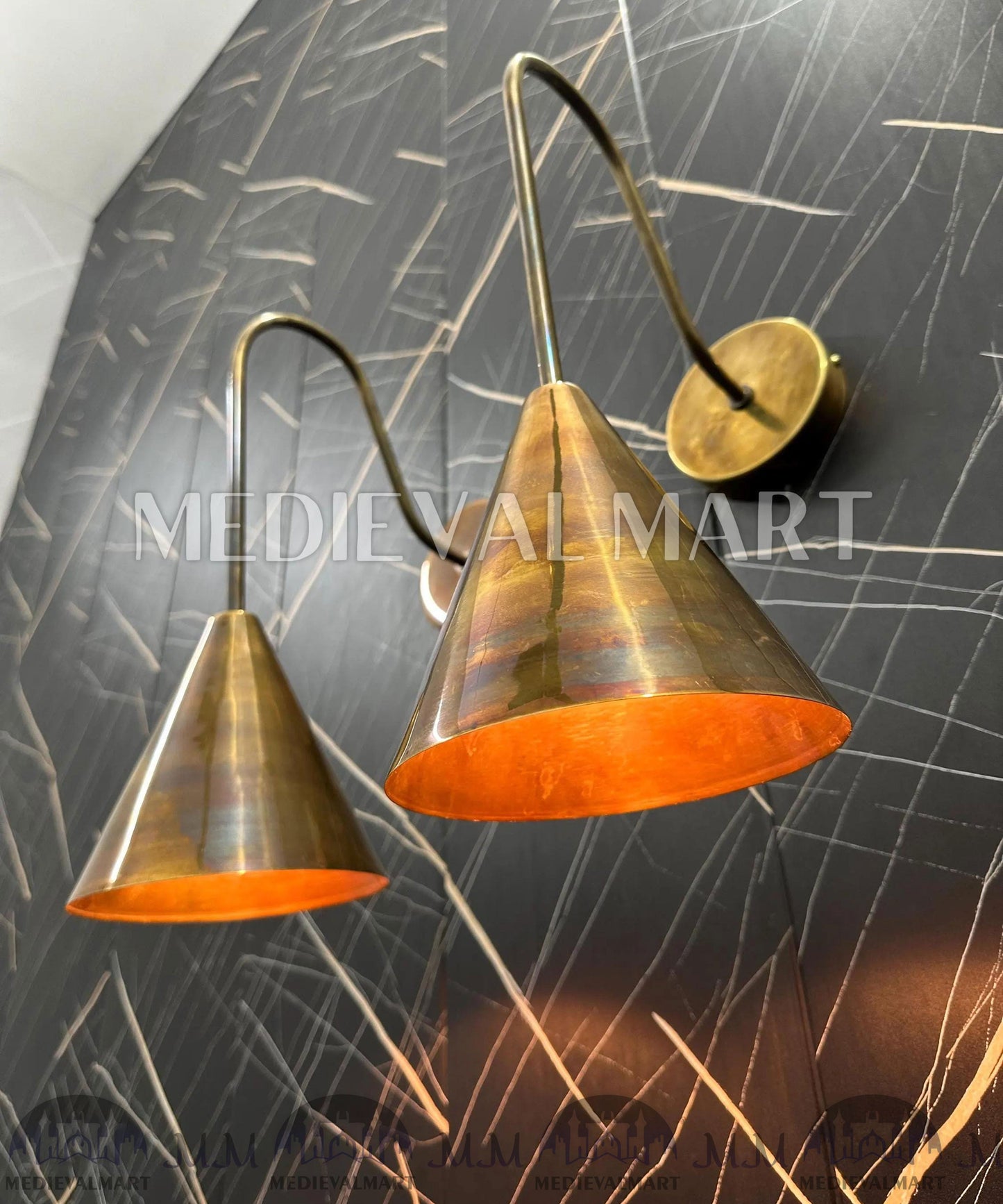 MEDIEVALMART AU European Greaves Knight English Legs Armor "Buff Polish"