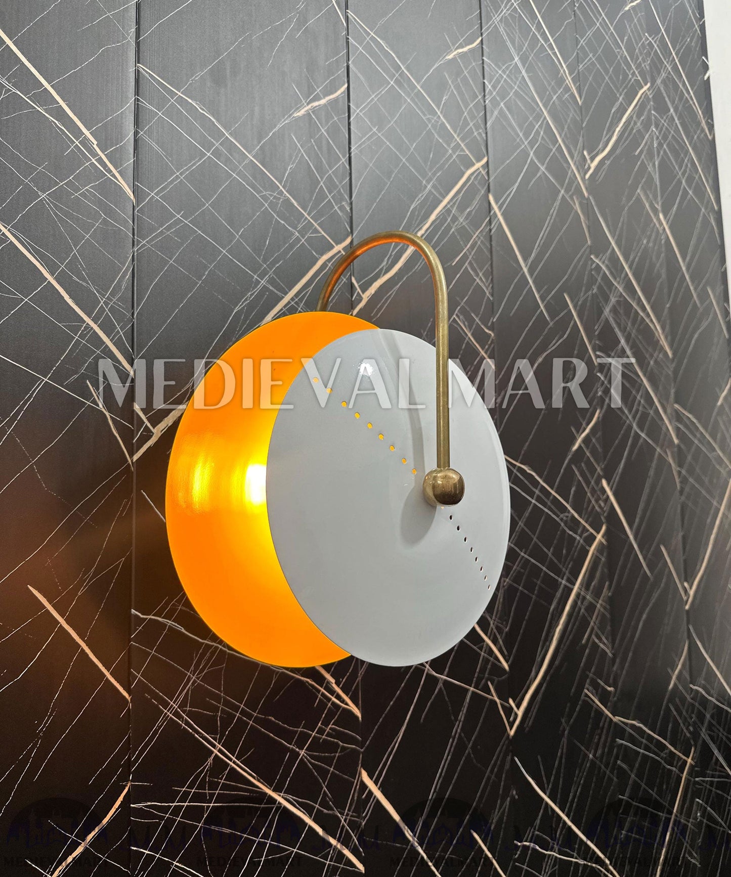 MEDIEVALMART AU European Greaves Knight English Legs Armor "Buff Polish"