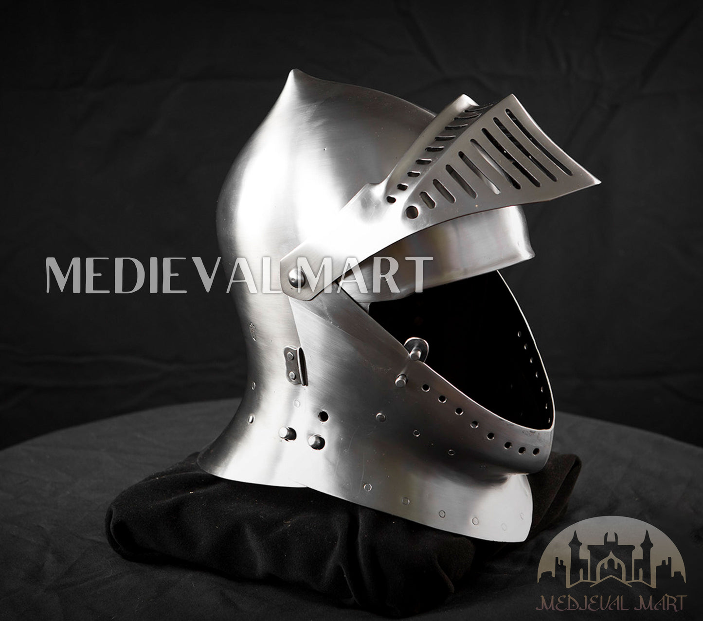 MEDIEVALMART AU Vintage Mid Century Silver Dijkstra Space Age Floor Lamp