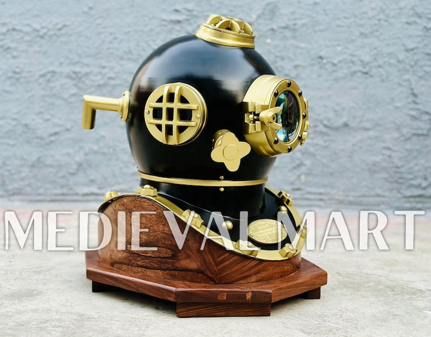 MEDIEVALMART AU Hand Forged Medieval Twisted Troll Cross Iron Pendent With Leather Cord