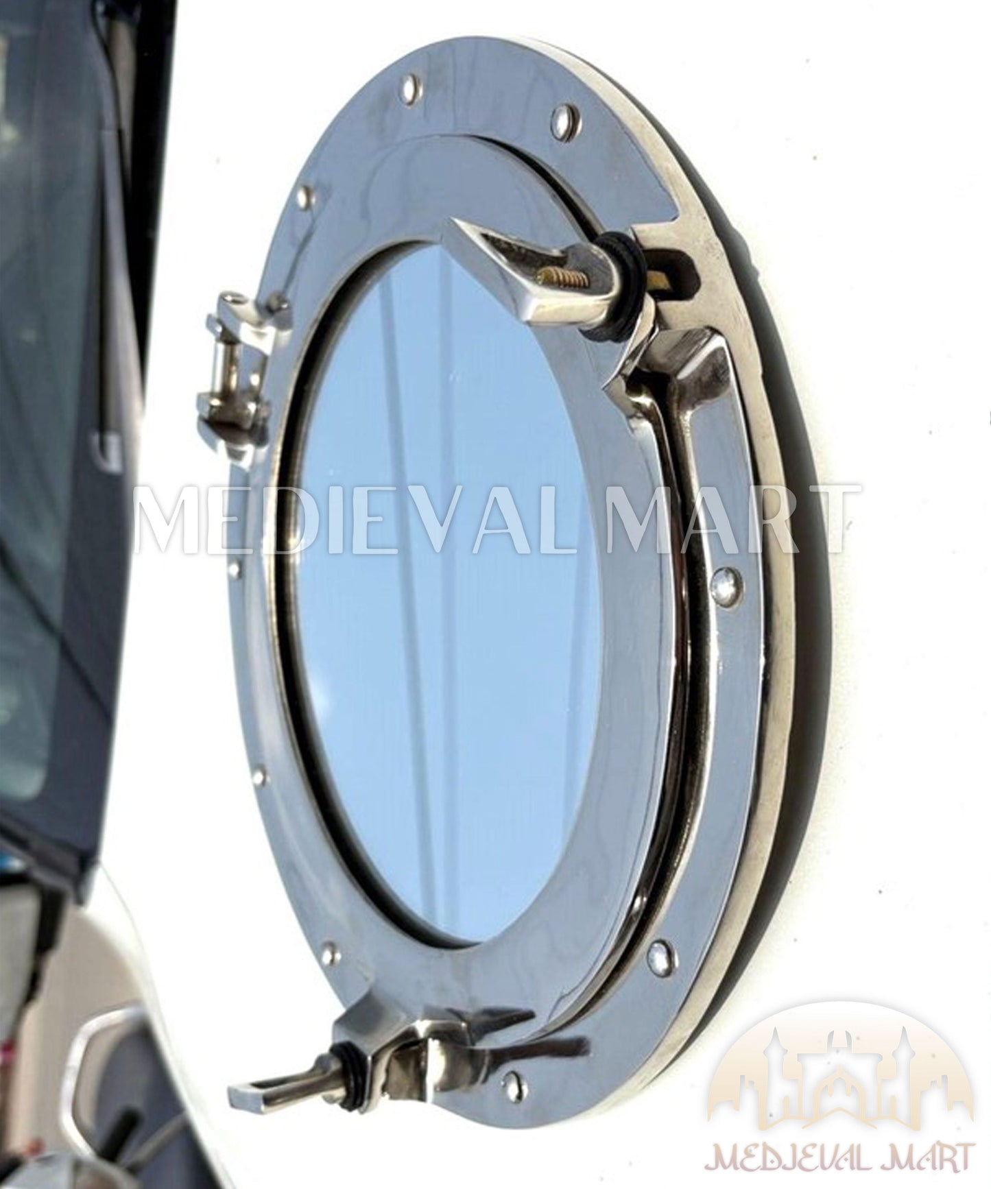 MEDIEVALMART AU Hand Forged Medieval Twisted Troll Cross Iron Pendent With Leather Cord