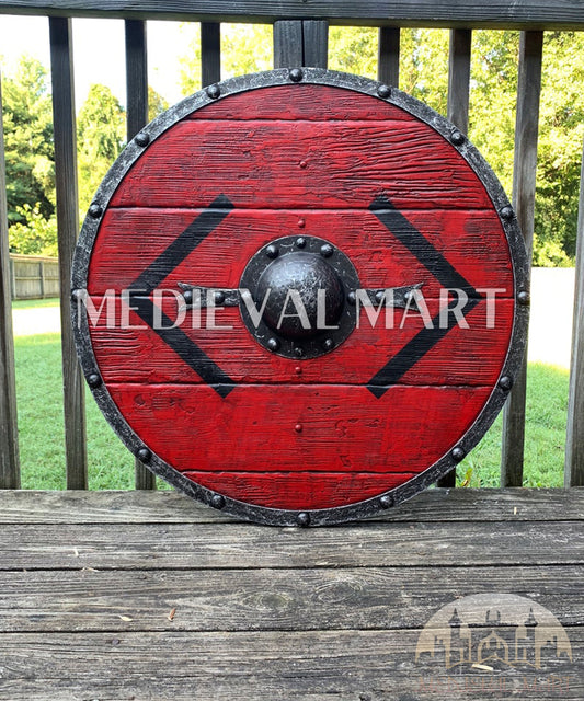 MEDIEVALMART AU First Avengers Steve Rogers Damaged Shield | Gift for Cosplayer