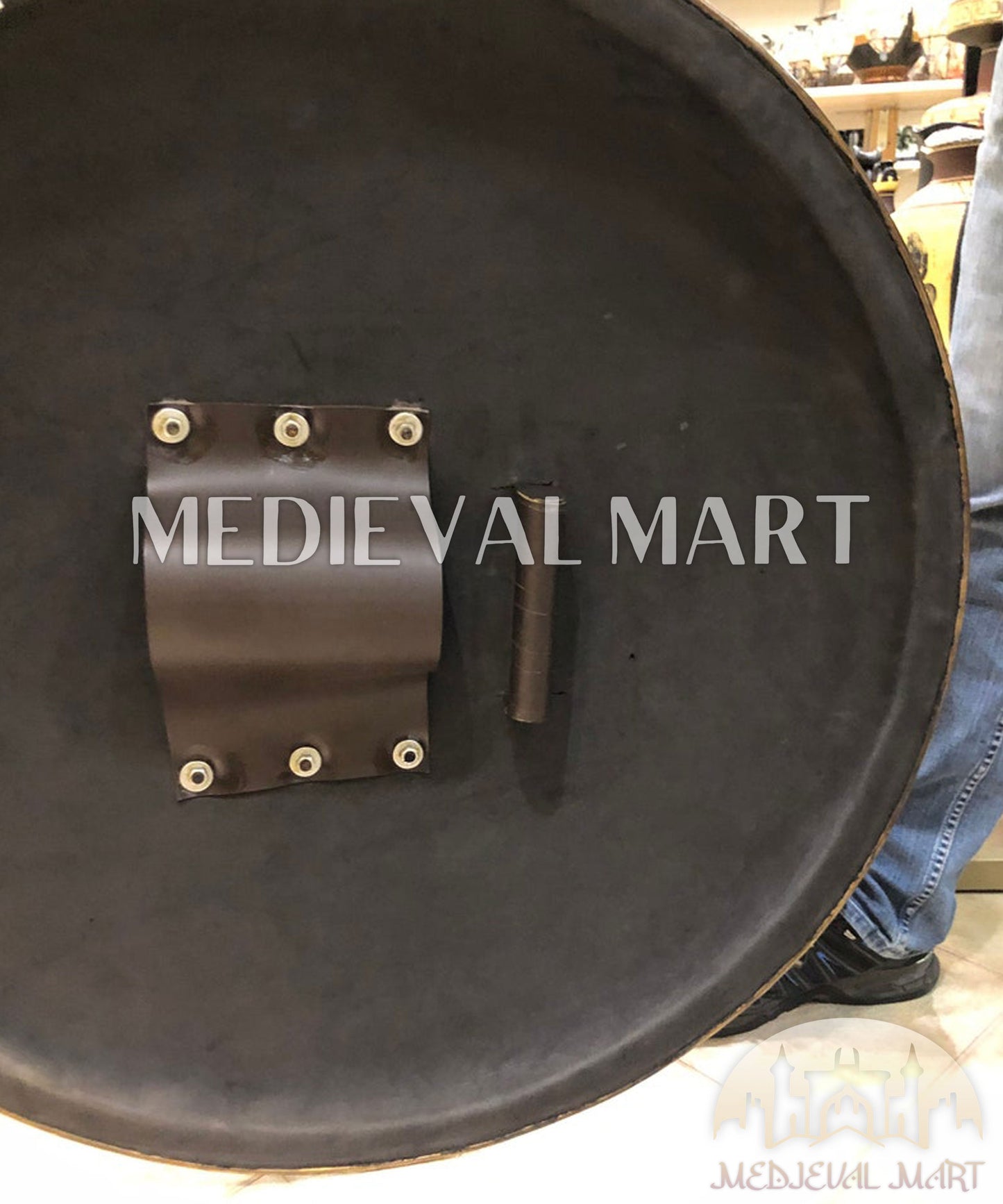 MEDIEVALMART AU First Avengers Steve Rogers Damaged Shield | Gift for Cosplayer