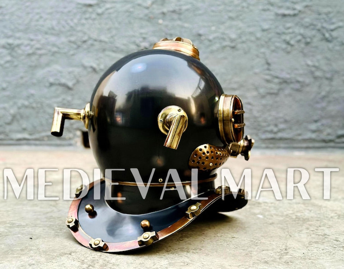 MEDIEVALMART AU Hand Forged Medieval Twisted Troll Cross Iron Pendent With Leather Cord