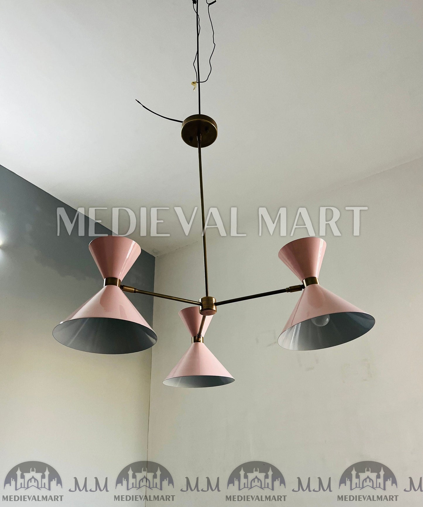 MEDIEVALMART AU European Greaves Knight English Legs Armor "Buff Polish"