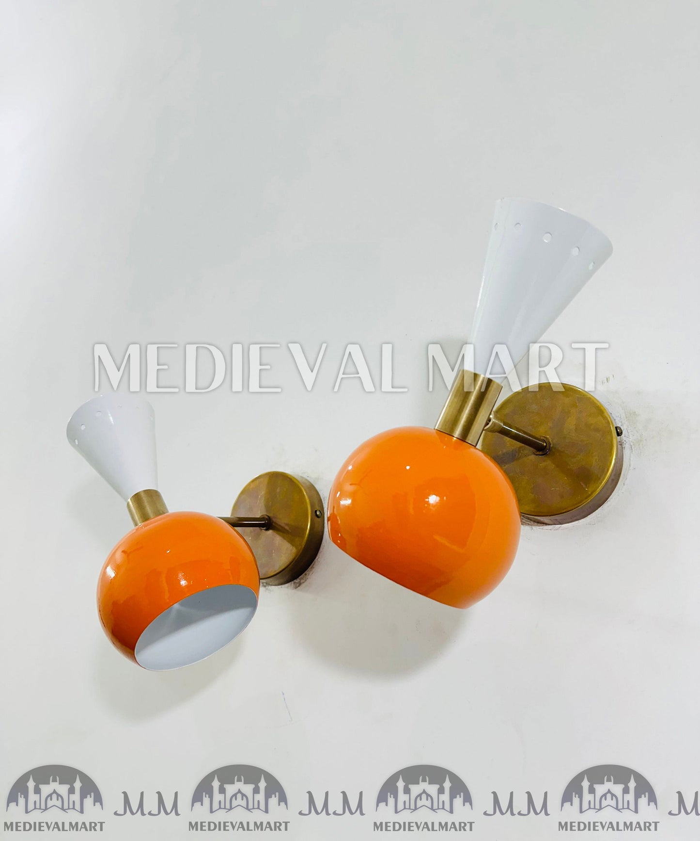 MEDIEVALMART AU European Greaves Knight English Legs Armor "Buff Polish"