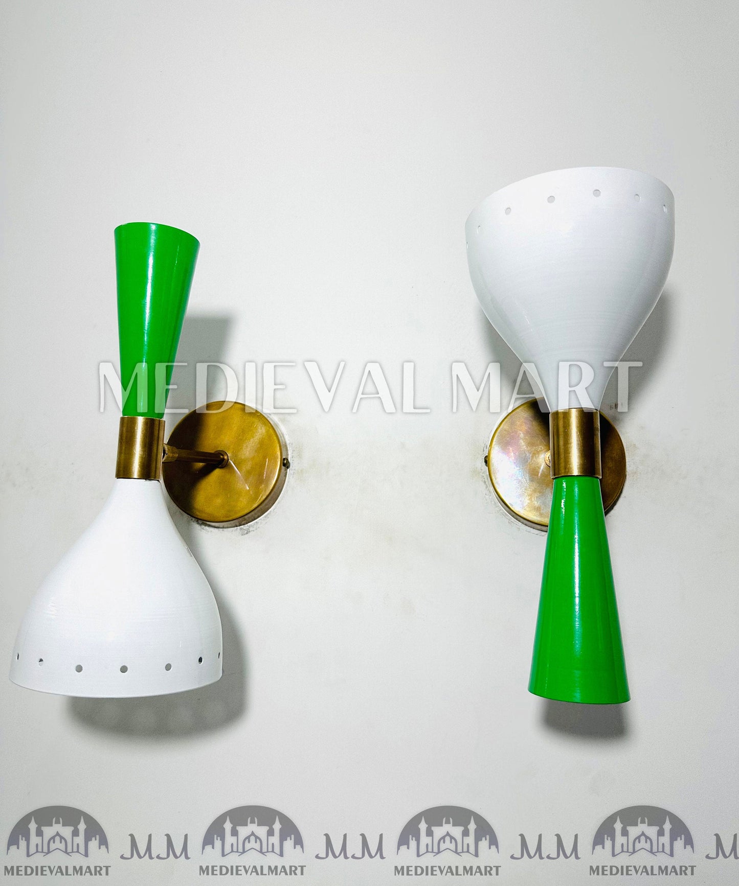 MEDIEVALMART AU European Greaves Knight English Legs Armor "Buff Polish"