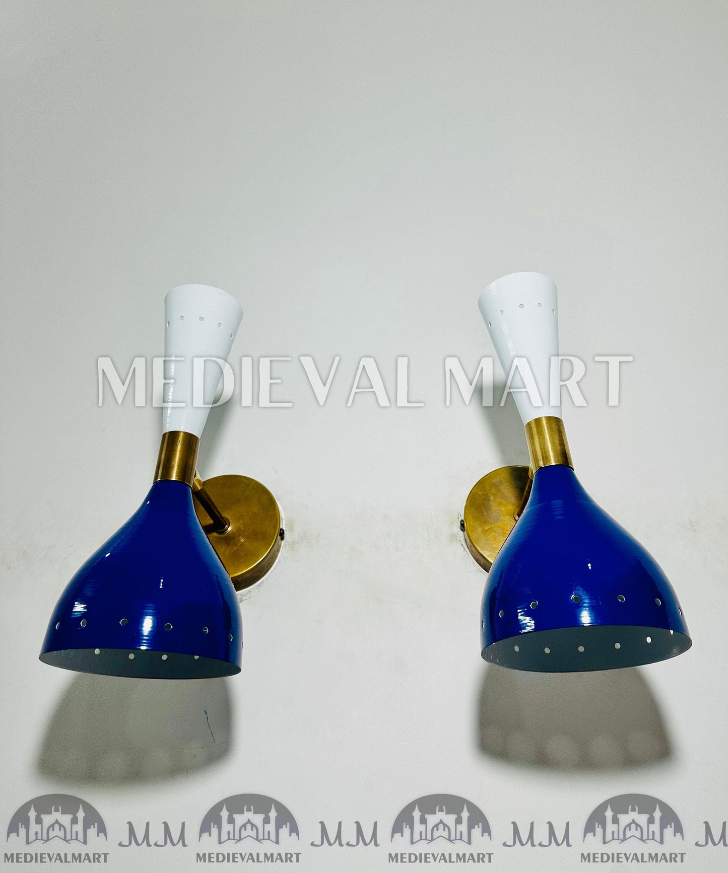 MEDIEVALMART AU European Greaves Knight English Legs Armor "Buff Polish"