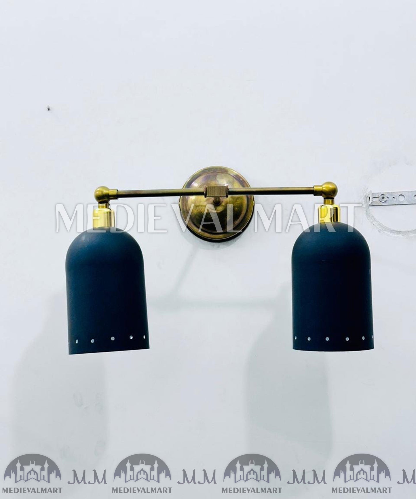 MEDIEVALMART AU European Greaves Knight English Legs Armor "Buff Polish"