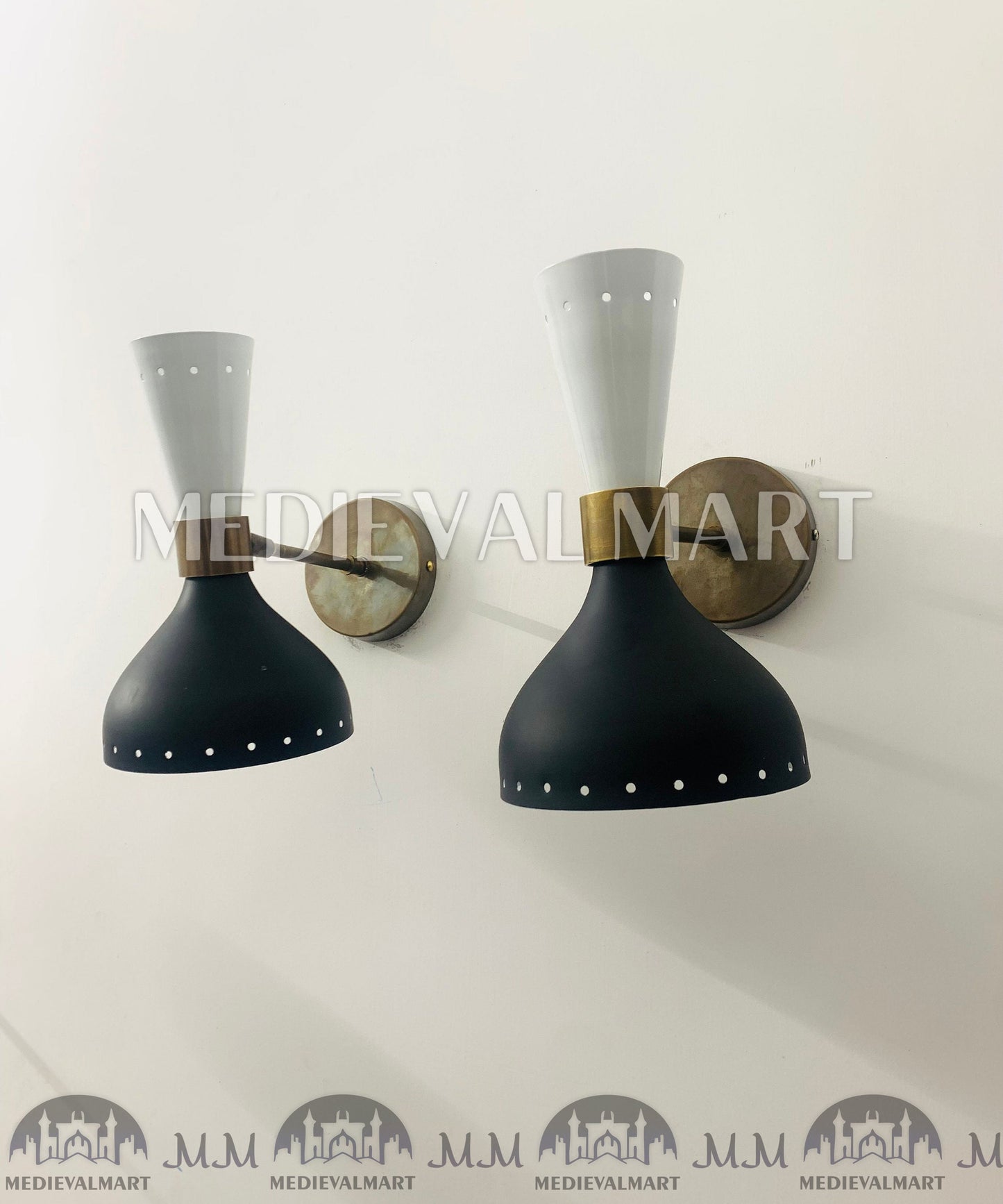 MEDIEVALMART AU European Greaves Knight English Legs Armor "Buff Polish"