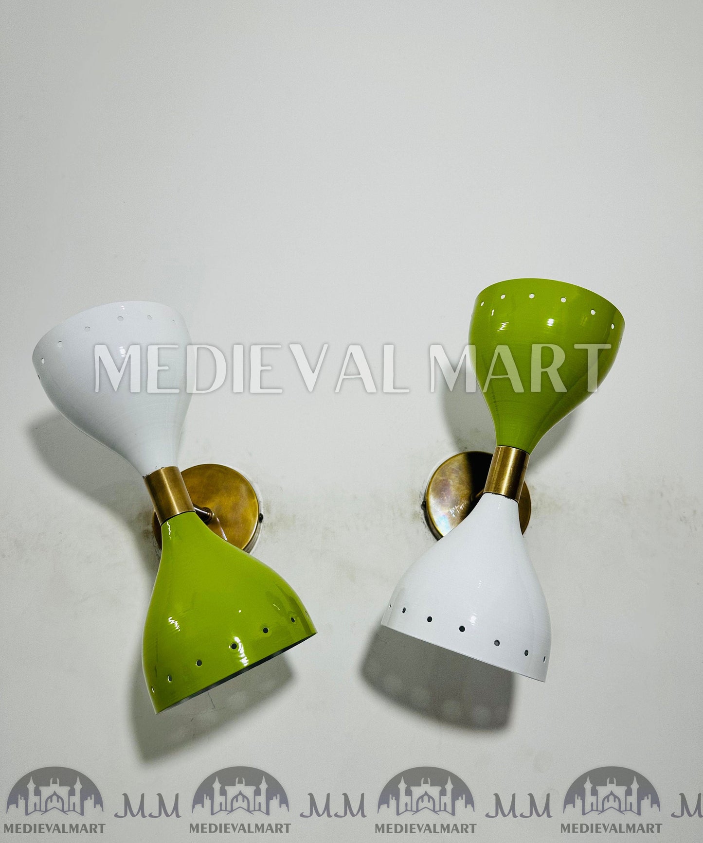 MEDIEVALMART AU European Greaves Knight English Legs Armor "Buff Polish"