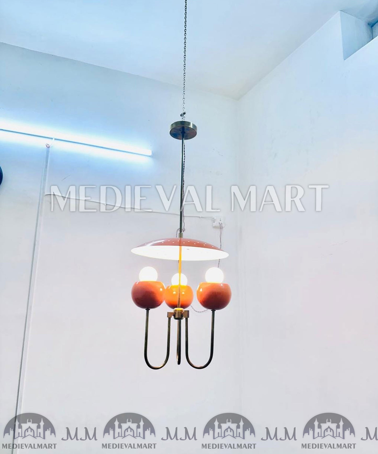 MEDIEVALMART AU European Greaves Knight English Legs Armor "Buff Polish"