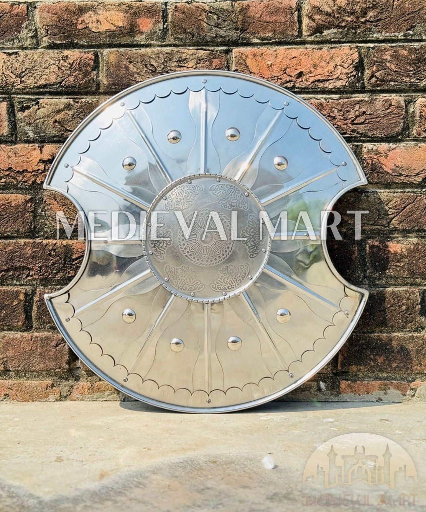 MEDIEVALMART AU First Avengers Steve Rogers Damaged Shield | Gift for Cosplayer