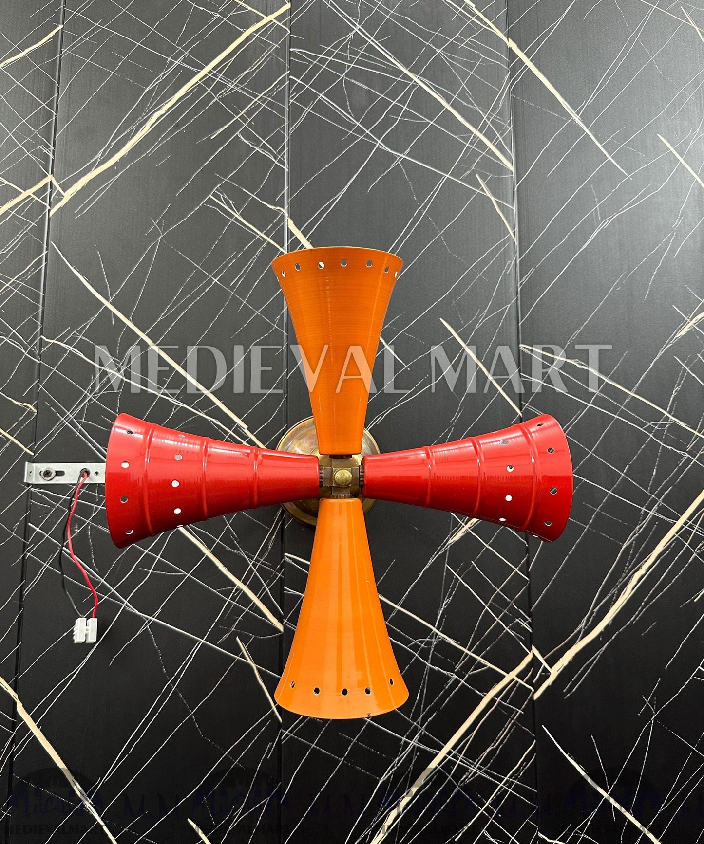 MEDIEVALMART AU European Greaves Knight English Legs Armor "Buff Polish"