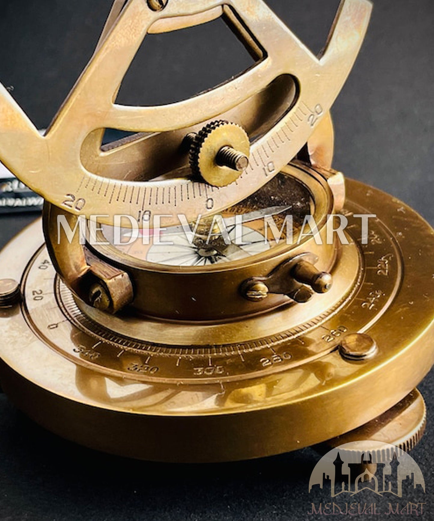 MEDIEVALMART AU "Achilles" Gold Finish Trojan Warrior Helmet W/H Free Stand | Troy Props