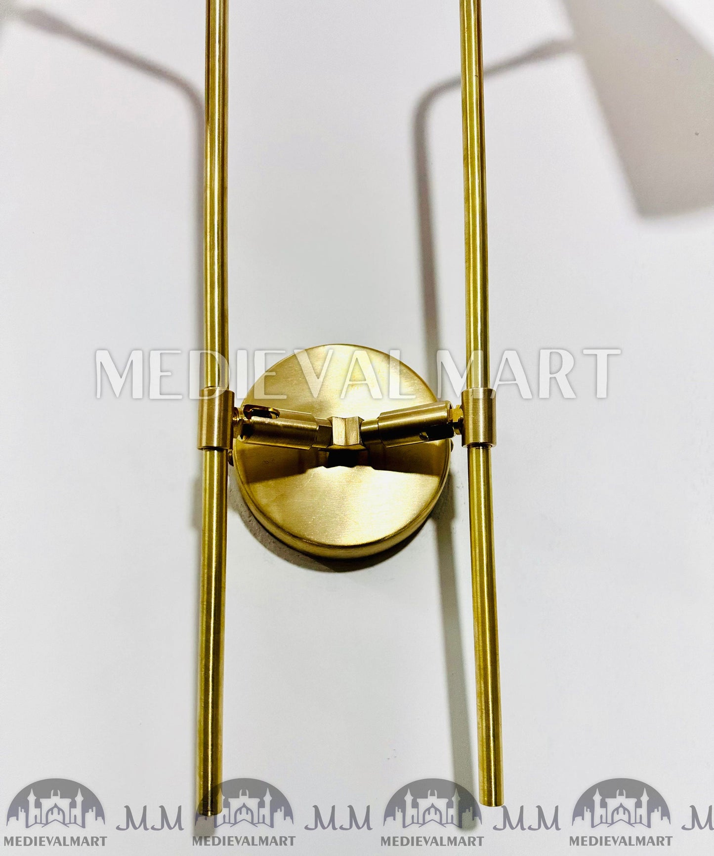 MEDIEVALMART AU European Greaves Knight English Legs Armor "Buff Polish"