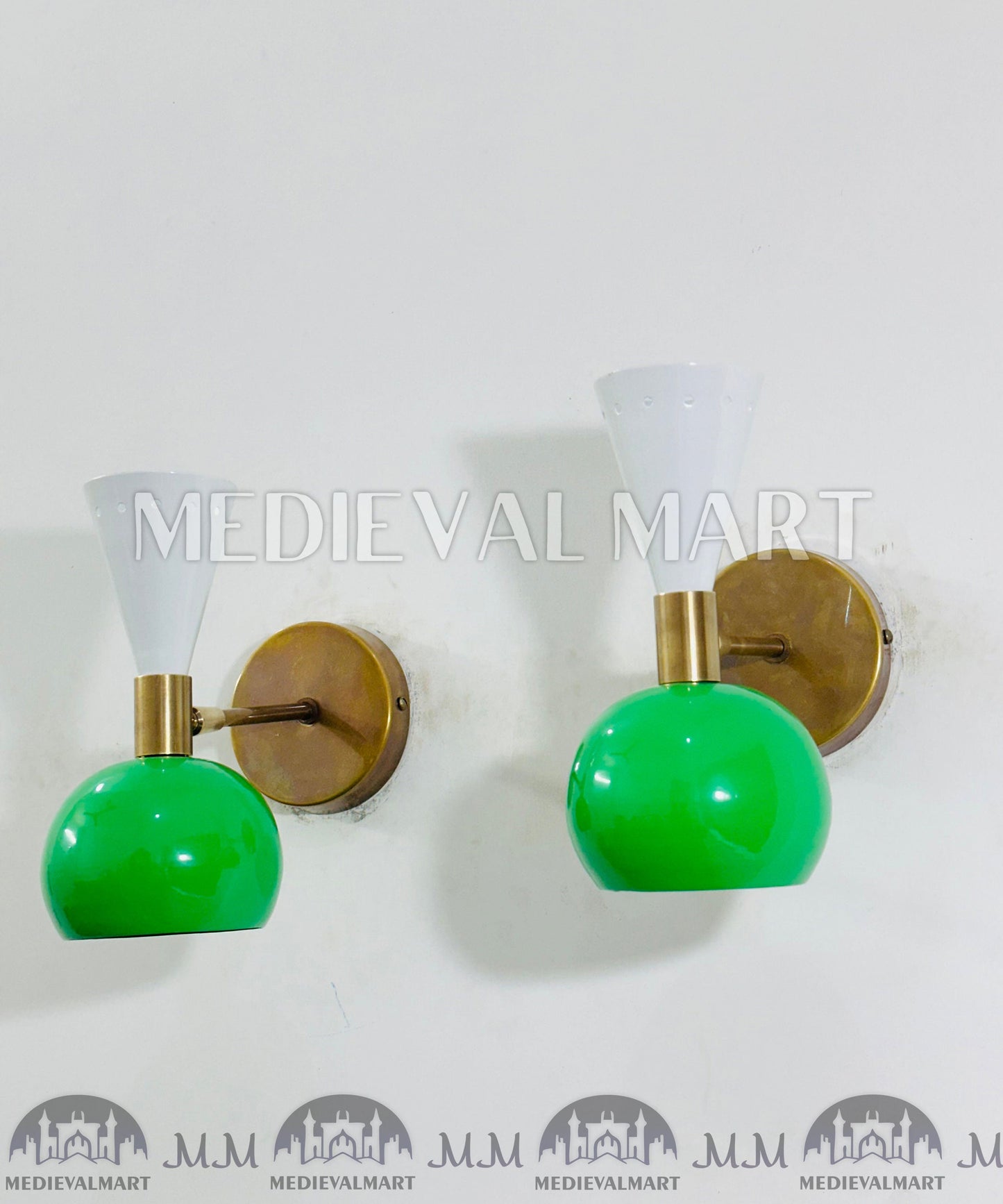 MEDIEVALMART AU European Greaves Knight English Legs Armor "Buff Polish"