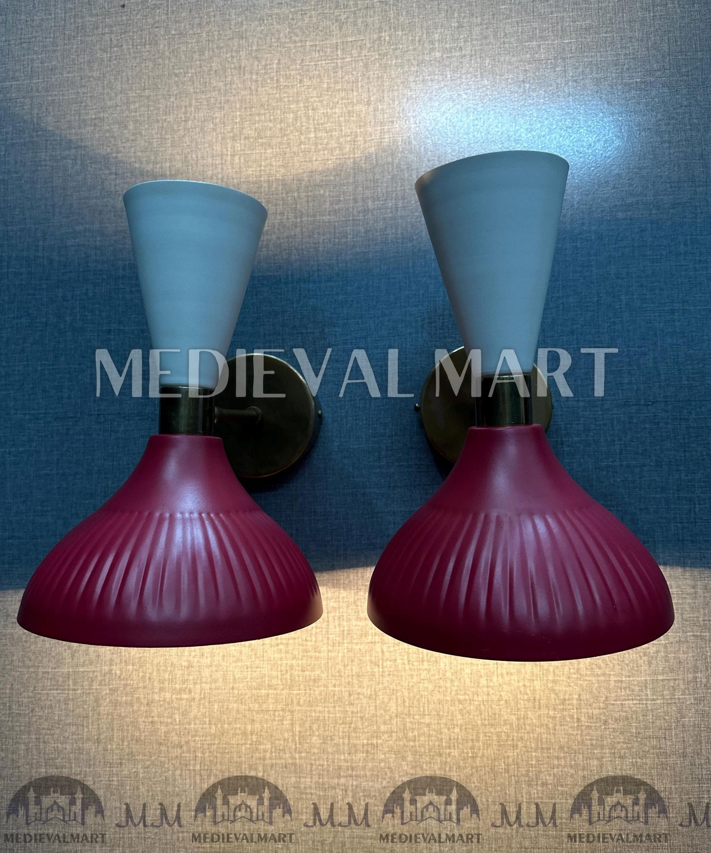 MEDIEVALMART AU European Greaves Knight English Legs Armor "Buff Polish"