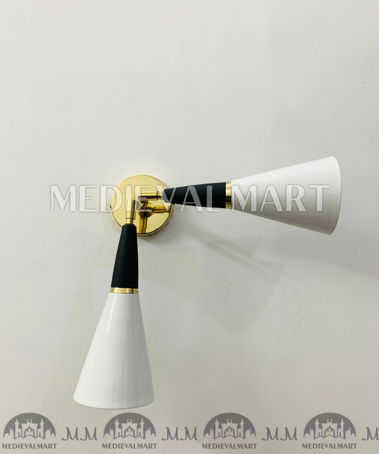 MEDIEVALMART AU European Greaves Knight English Legs Armor "Buff Polish"