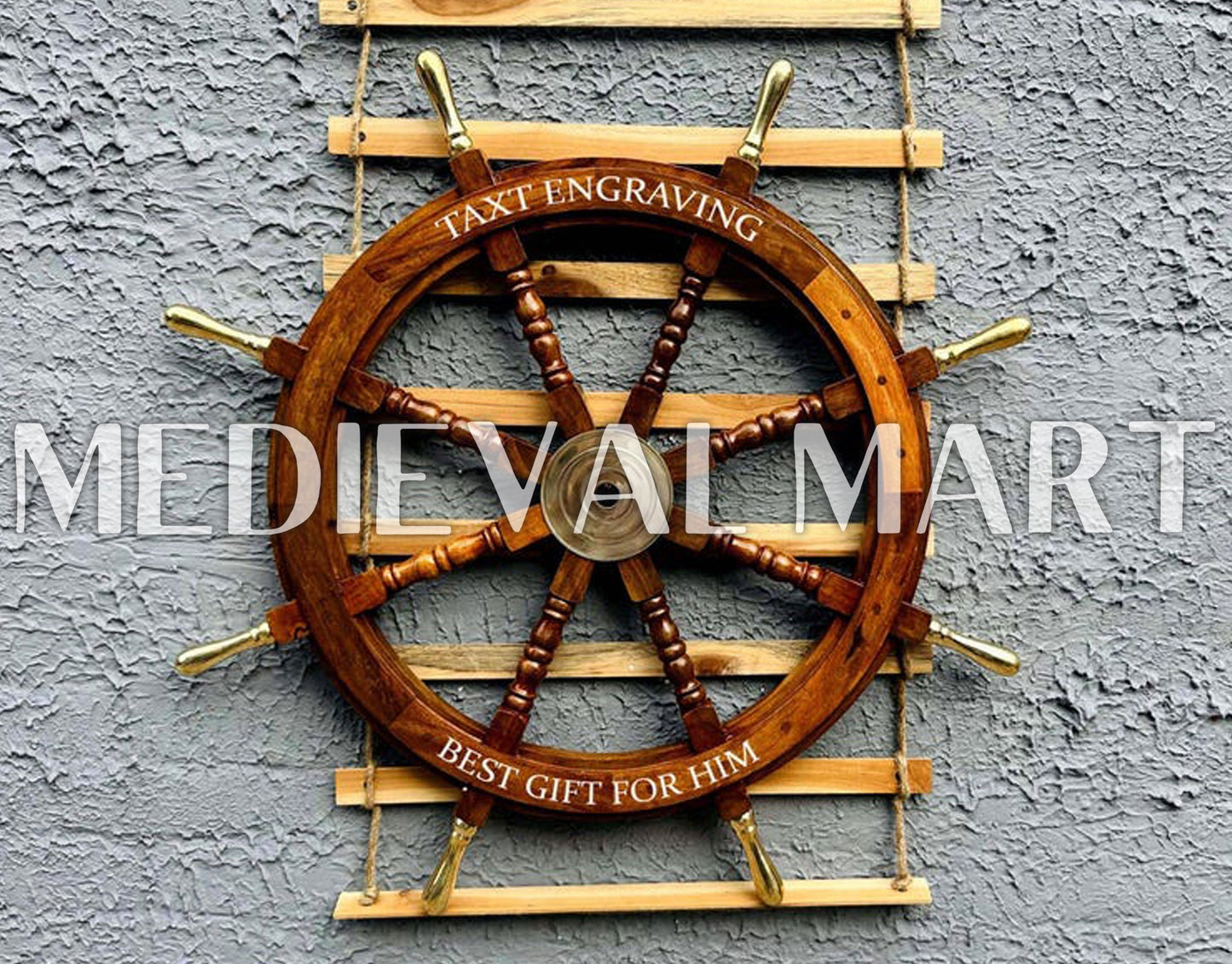 MEDIEVALMART AU Hand Forged Medieval Twisted Troll Cross Iron Pendent With Leather Cord