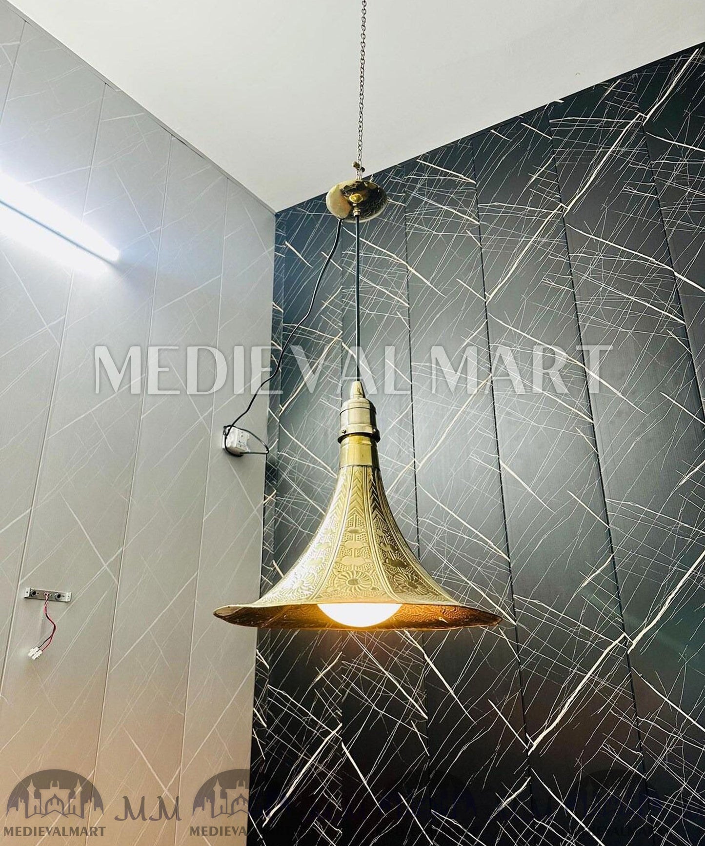 MEDIEVALMART AU European Greaves Knight English Legs Armor "Buff Polish"