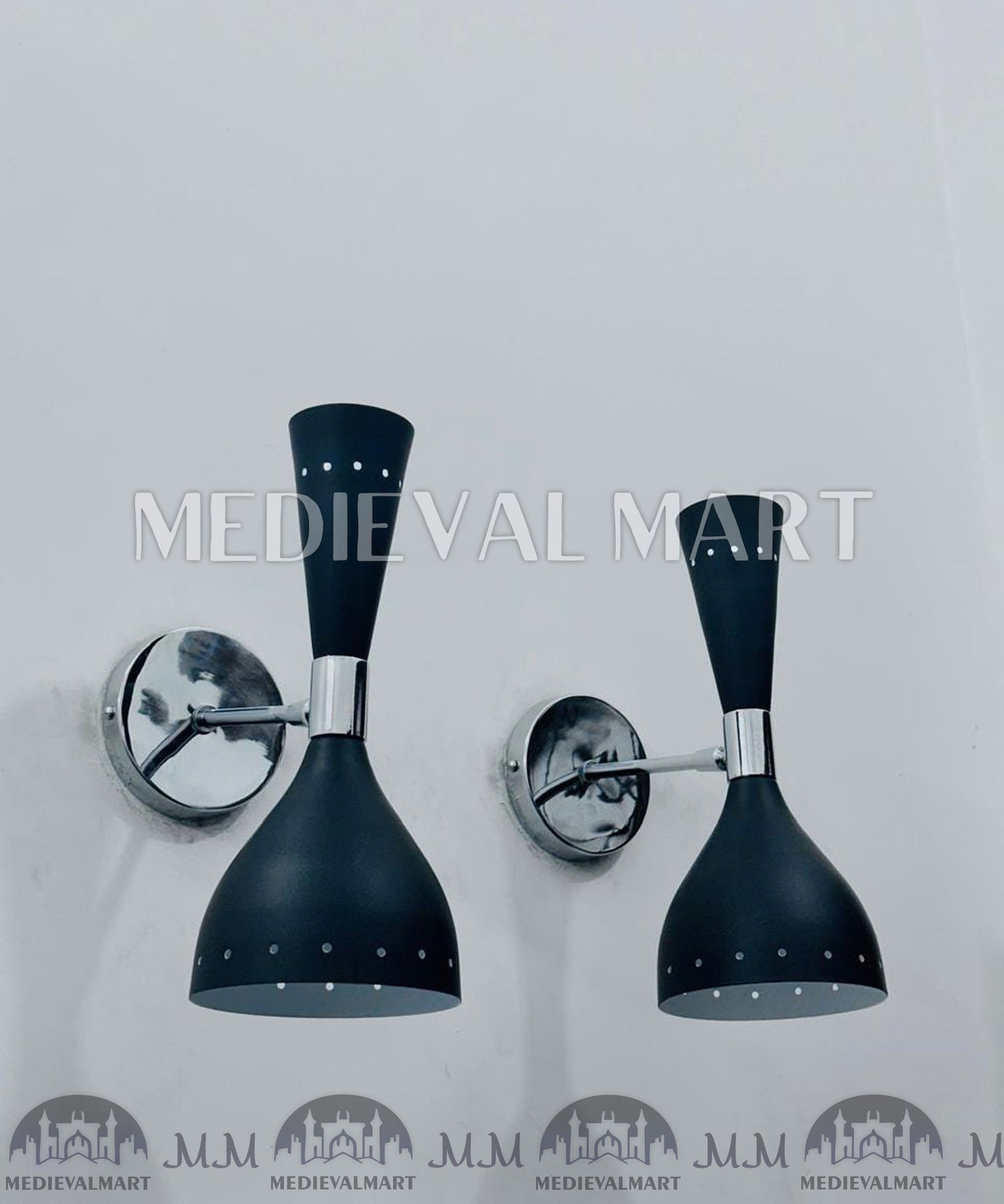 MEDIEVALMART AU European Greaves Knight English Legs Armor "Buff Polish"