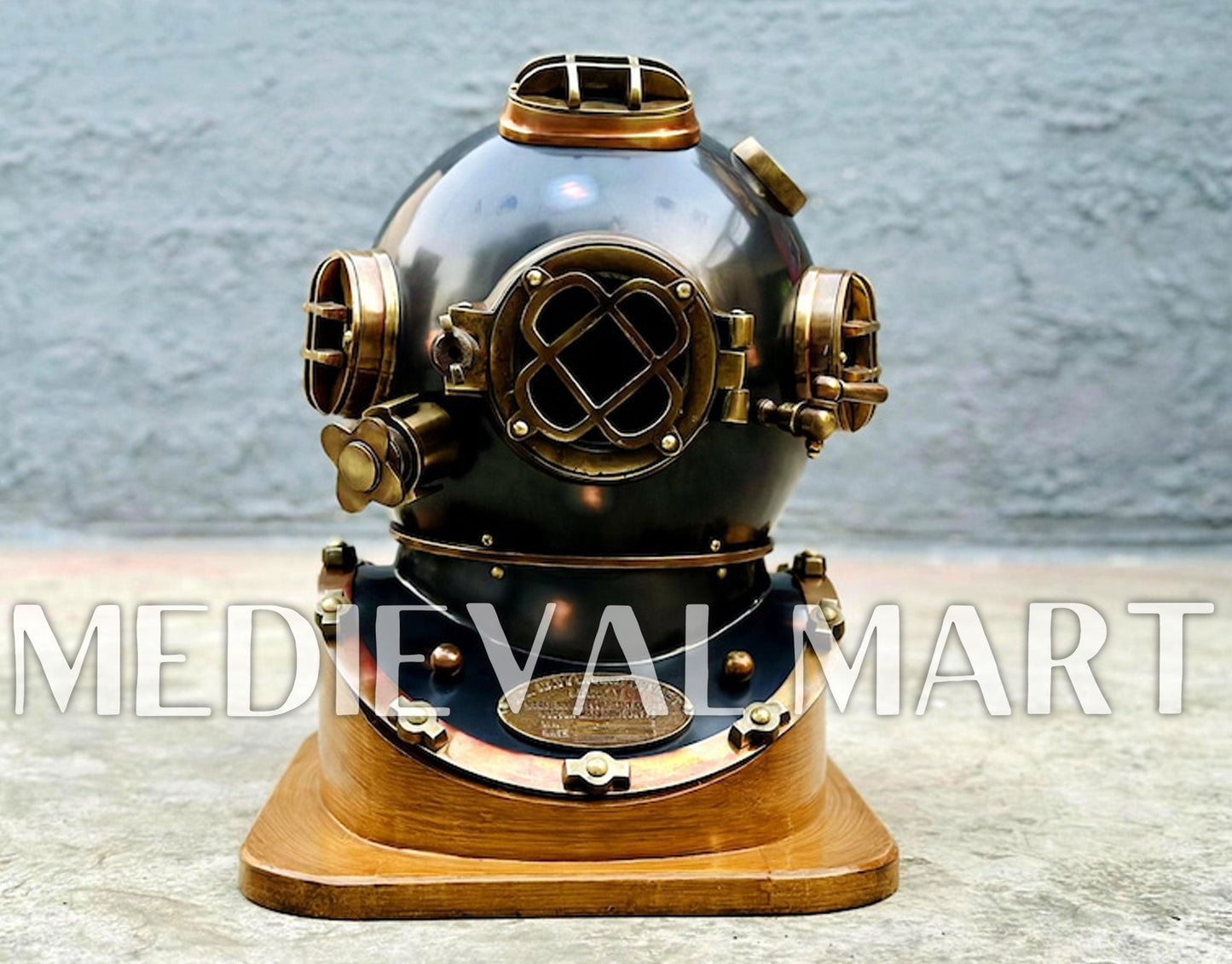 MEDIEVALMART AU Hand Forged Medieval Twisted Troll Cross Iron Pendent With Leather Cord