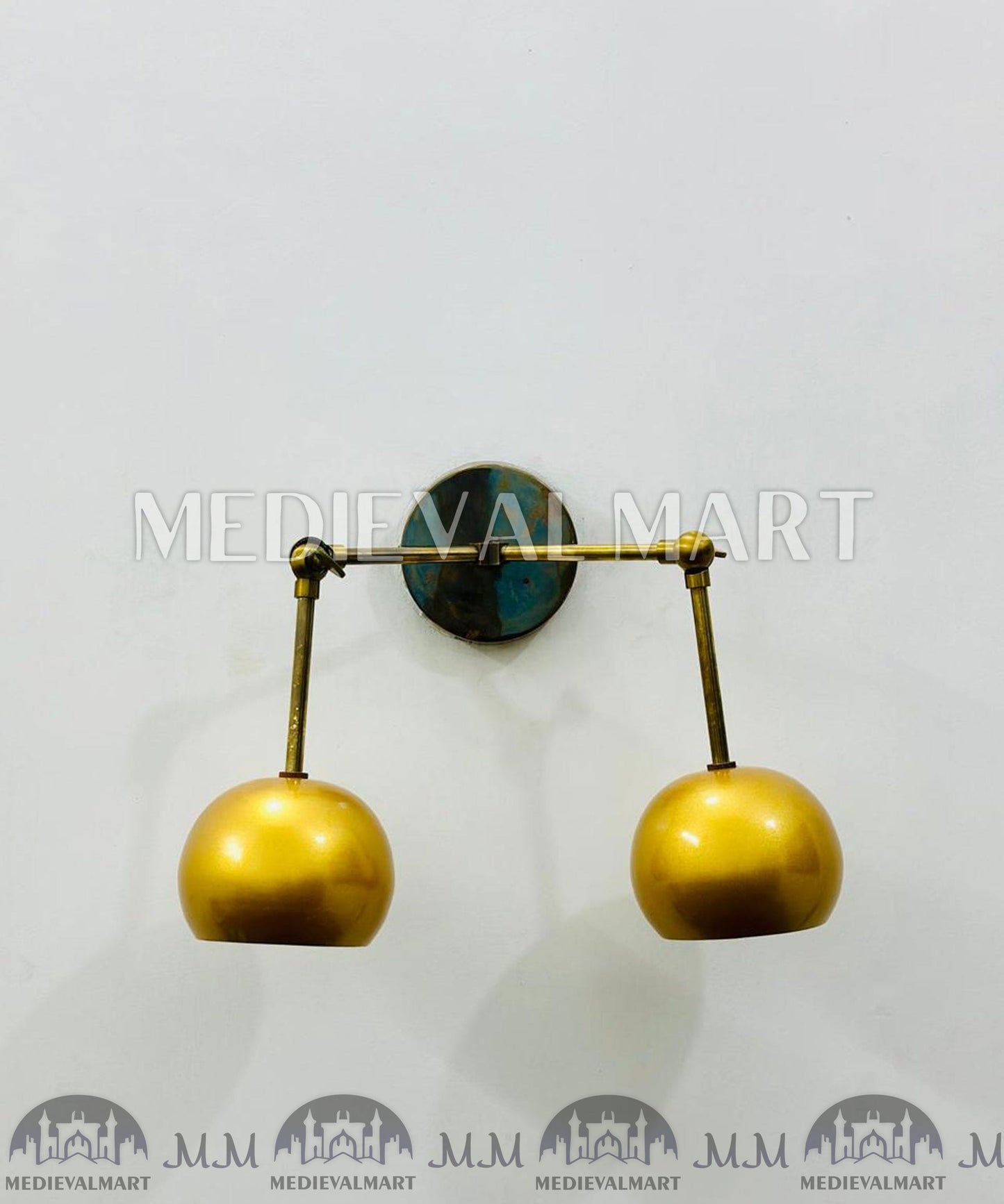 MEDIEVALMART AU European Greaves Knight English Legs Armor "Buff Polish"