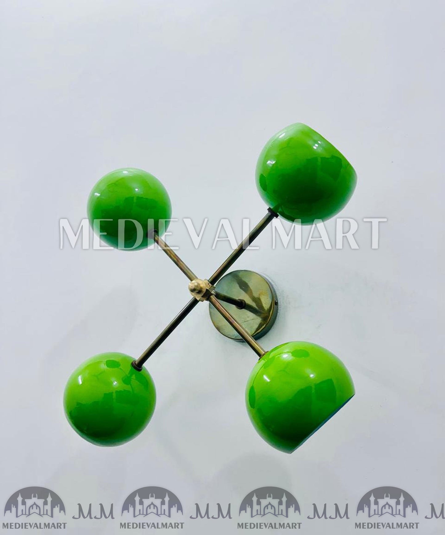 MEDIEVALMART AU European Greaves Knight English Legs Armor "Buff Polish"