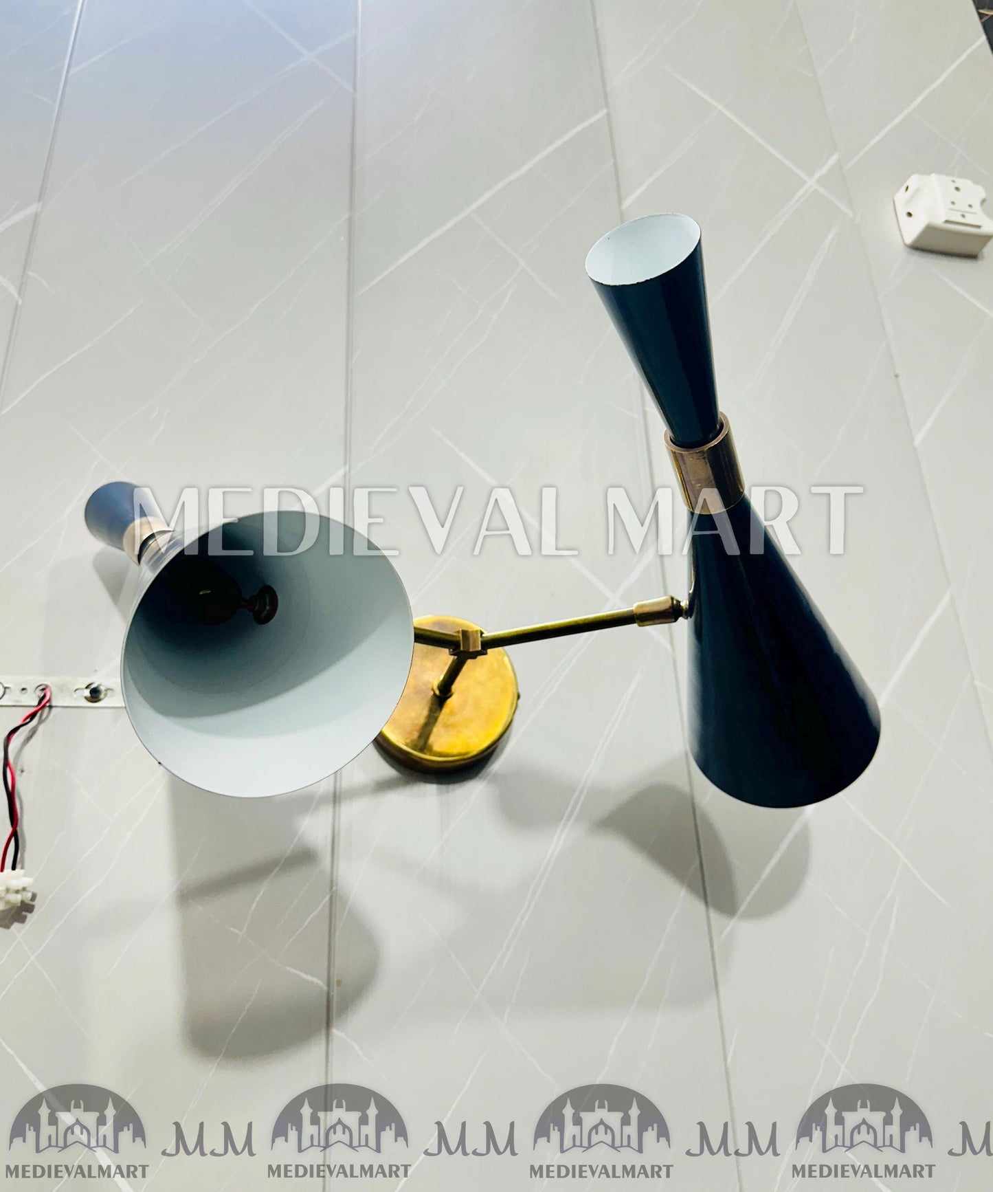 MEDIEVALMART AU European Greaves Knight English Legs Armor "Buff Polish"