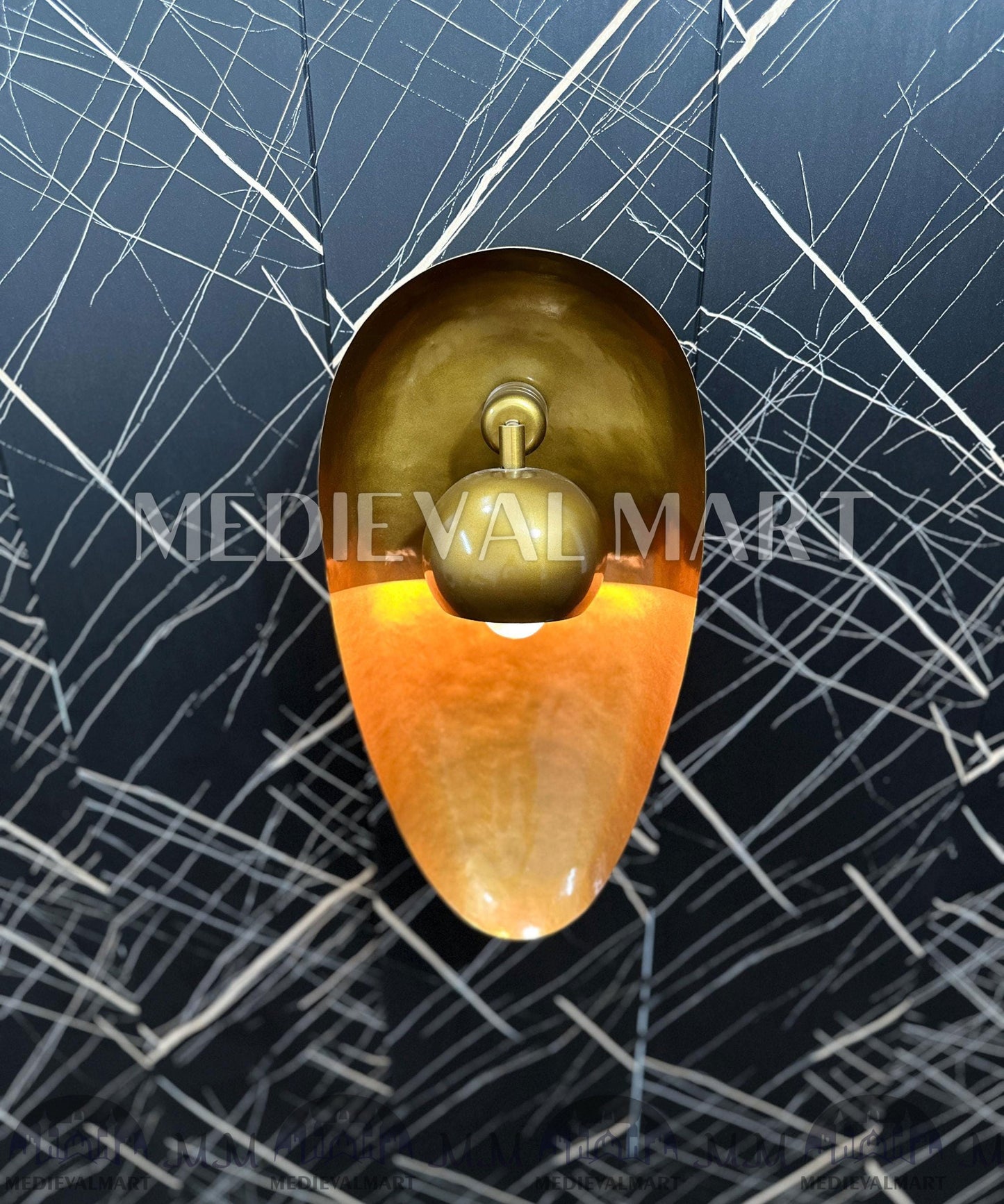 MEDIEVALMART AU European Greaves Knight English Legs Armor "Buff Polish"