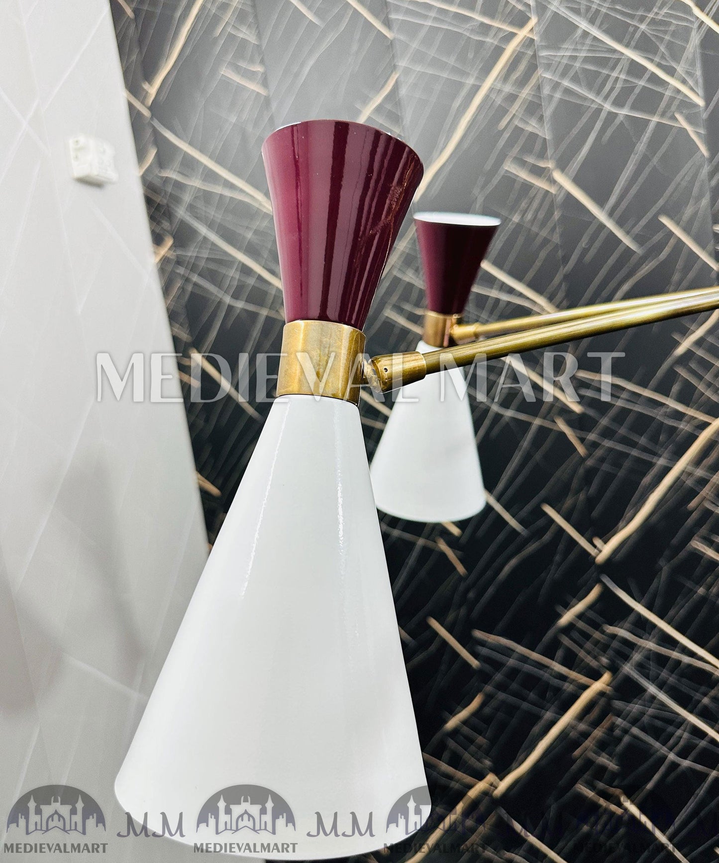 MEDIEVALMART AU European Greaves Knight English Legs Armor "Buff Polish"