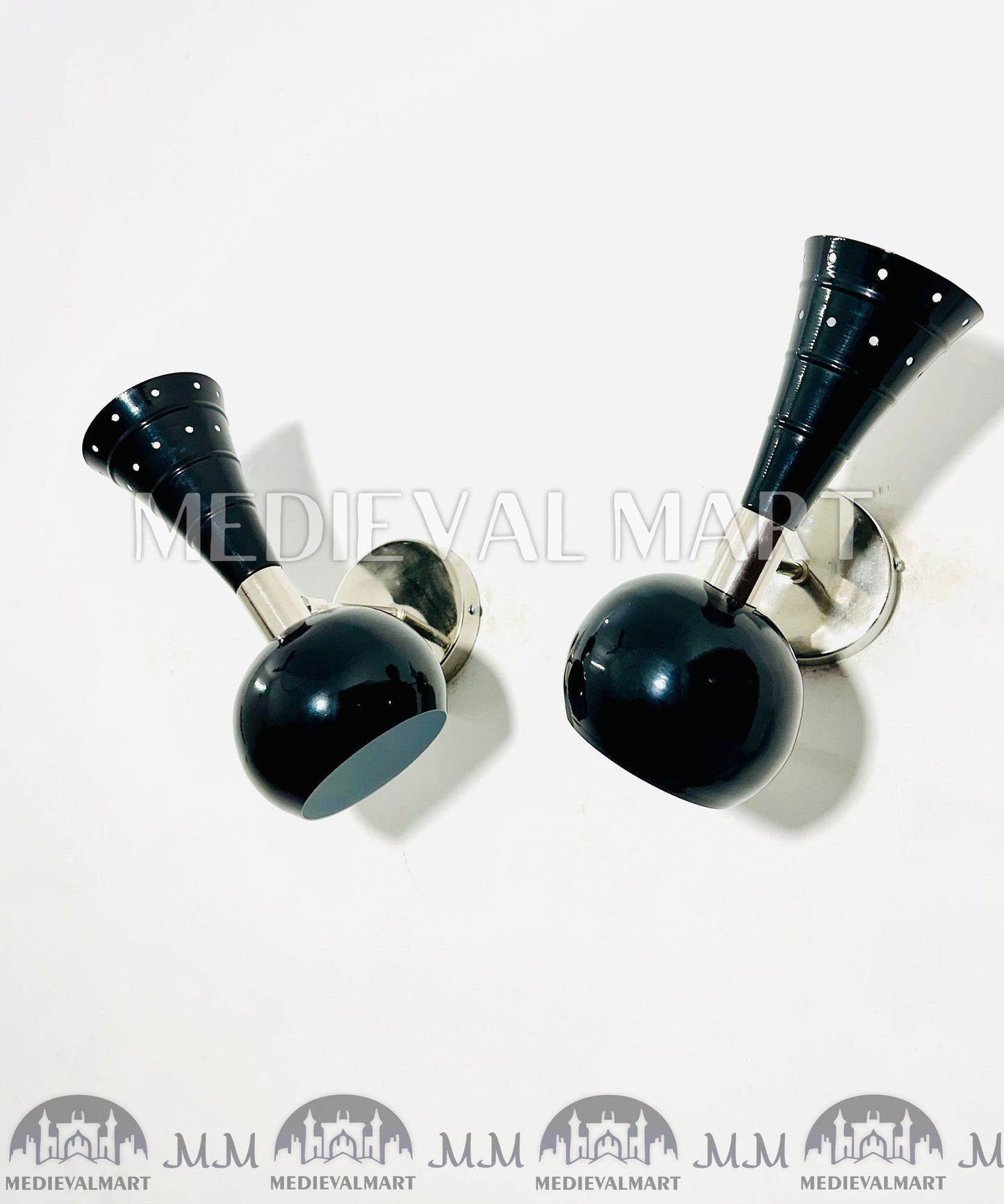 MEDIEVALMART AU European Greaves Knight English Legs Armor "Buff Polish"