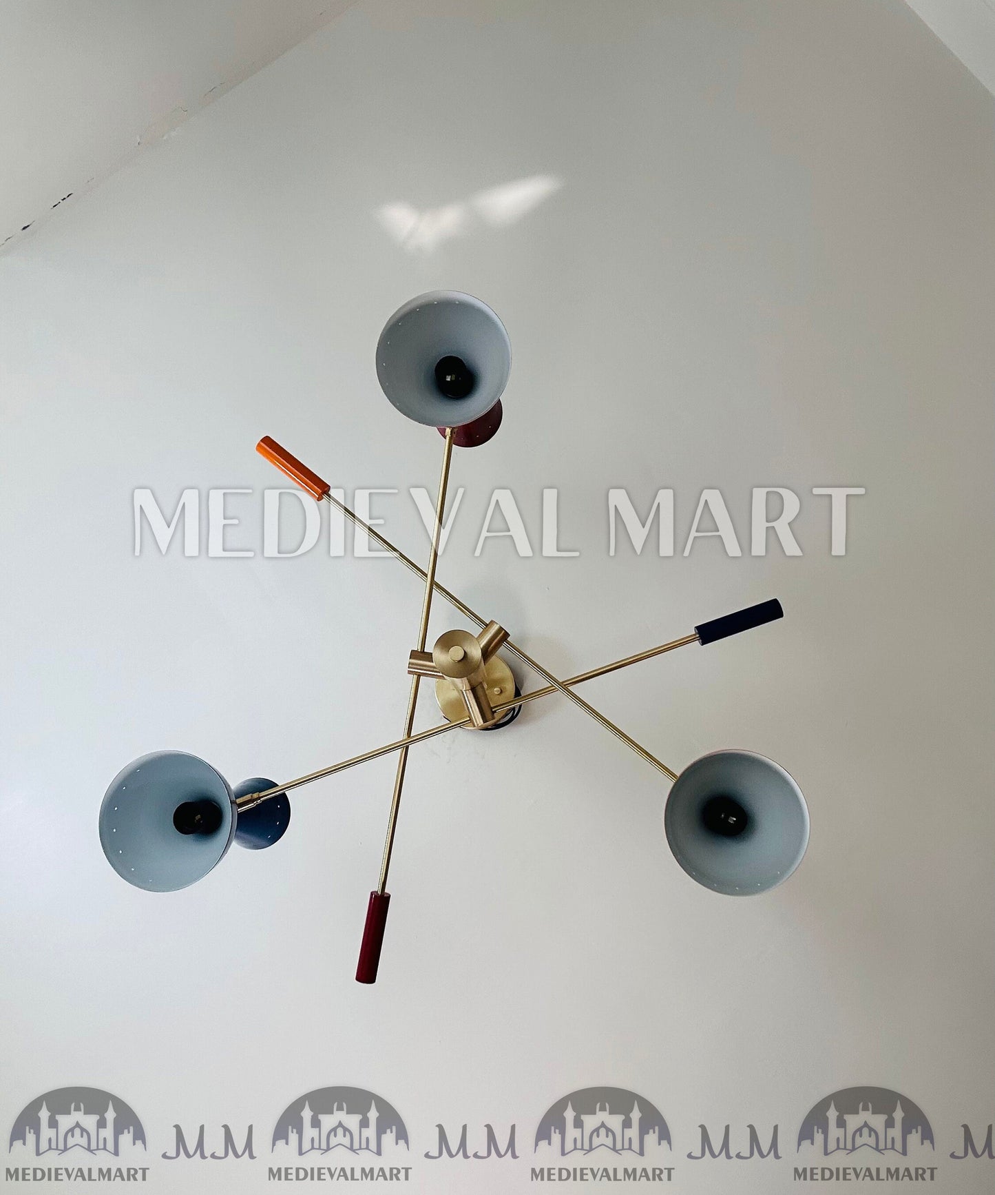 MEDIEVALMART AU European Greaves Knight English Legs Armor "Buff Polish"