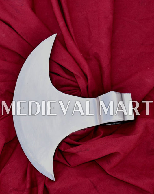 MEDIEVALMART AU Hand Forged Medieval Twisted Troll Cross Iron Pendent With Leather Cord