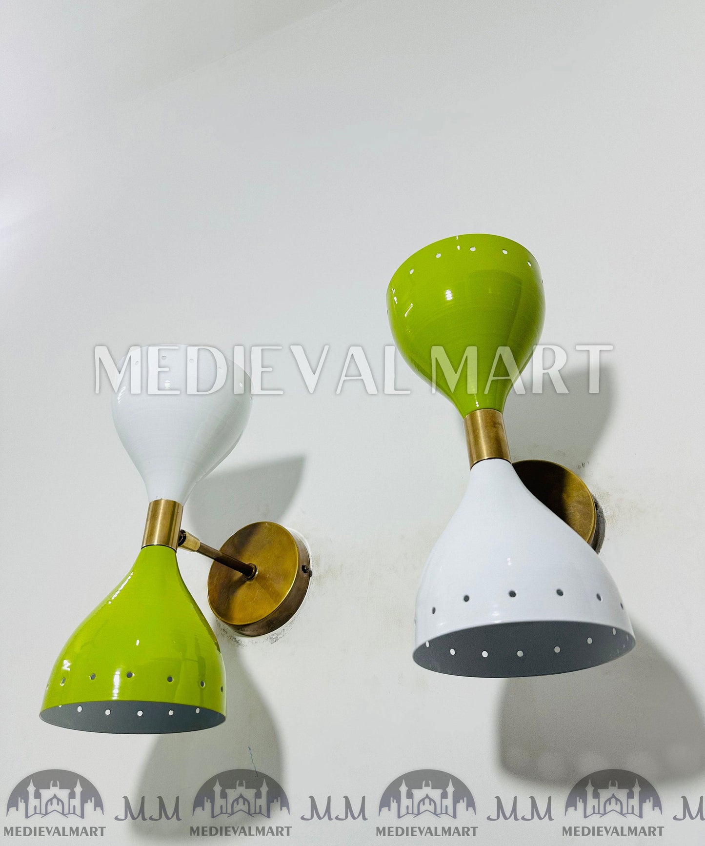 MEDIEVALMART AU European Greaves Knight English Legs Armor "Buff Polish"