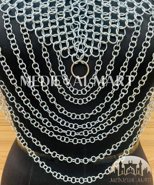 MEDIEVALMART AU Iconic Viking's Jarl Borg Iron Spikes  Battleworn Viking Wooden Shield | Gifts For Dad