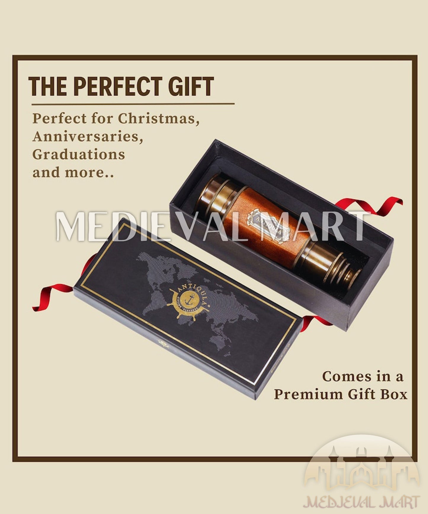 MEDIEVALMART AU Medieval Templar Devil Zelda Cross Inspired Wooden Shield Bliue & Gold Finish | Gift for Christmas Day