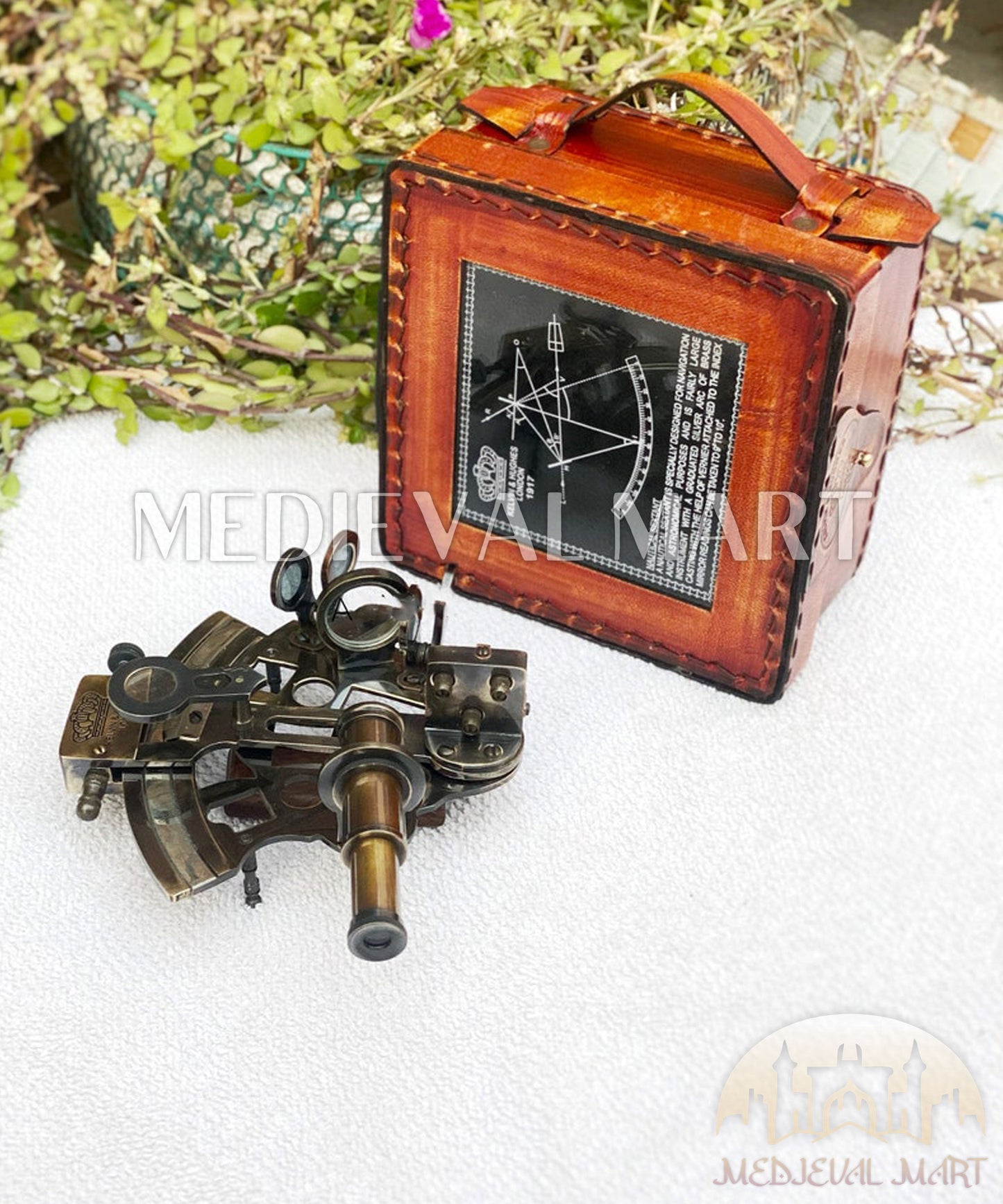 MEDIEVALMART AU Hand Forged Medieval Twisted Troll Cross Iron Pendent With Leather Cord