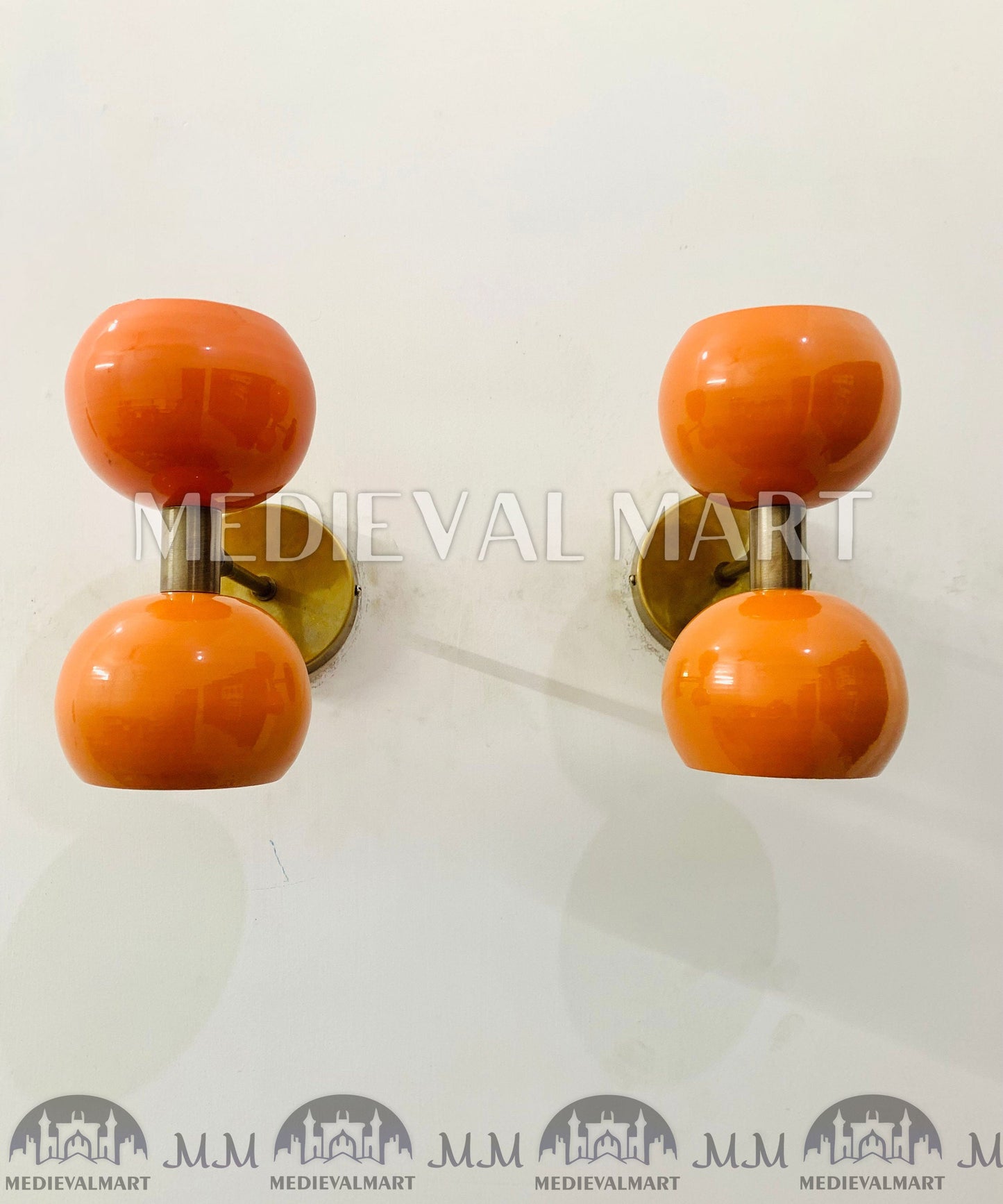 MEDIEVALMART AU European Greaves Knight English Legs Armor "Buff Polish"