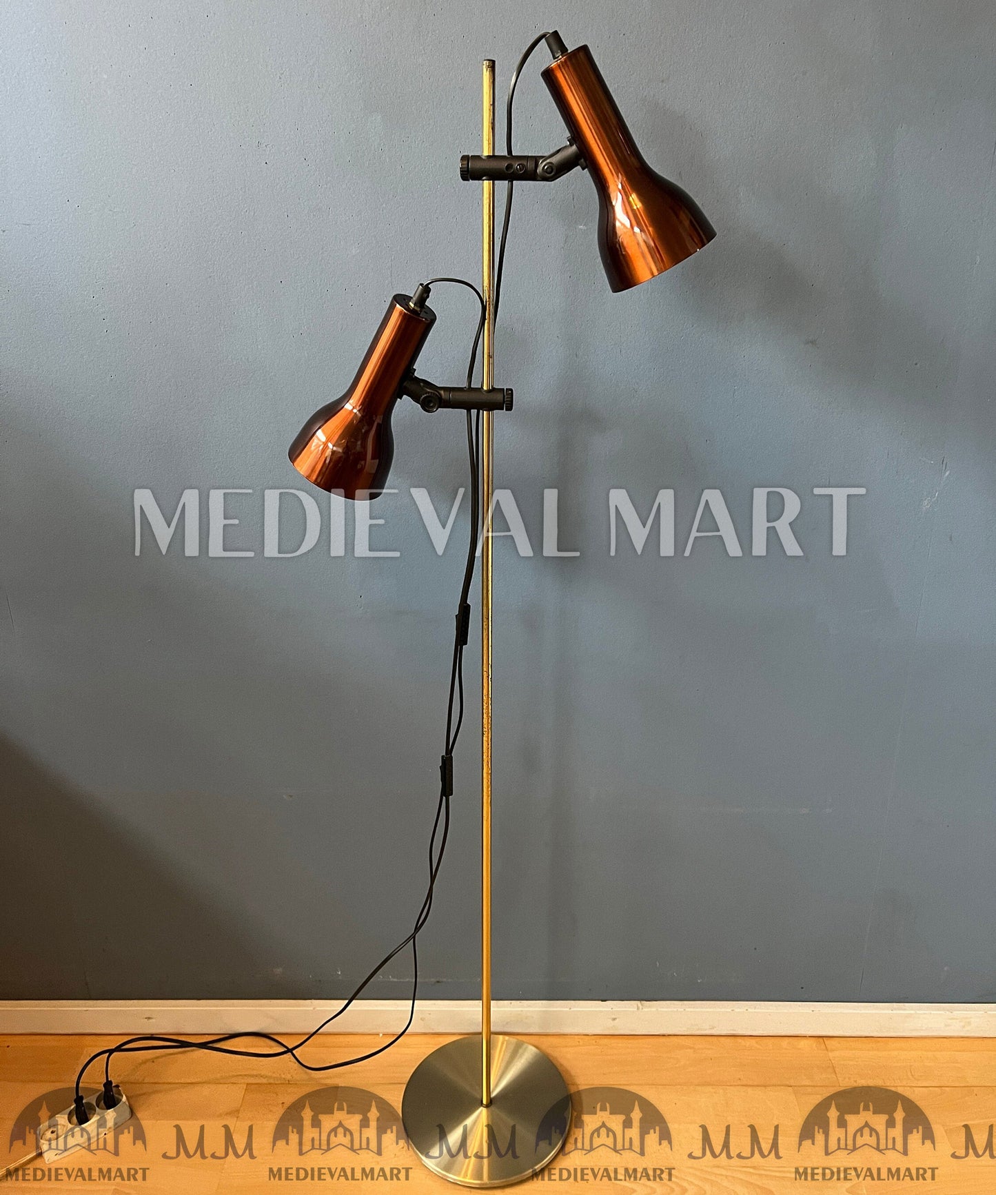 MEDIEVALMART AU European Greaves Knight English Legs Armor "Buff Polish"