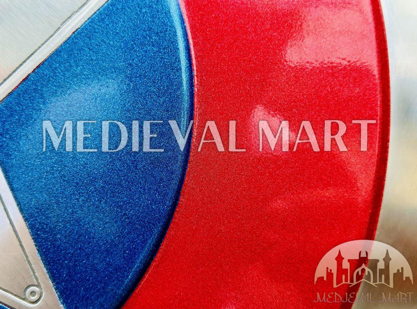 MEDIEVALMART AU First Avengers Steve Rogers Damaged Shield | Gift for Cosplayer