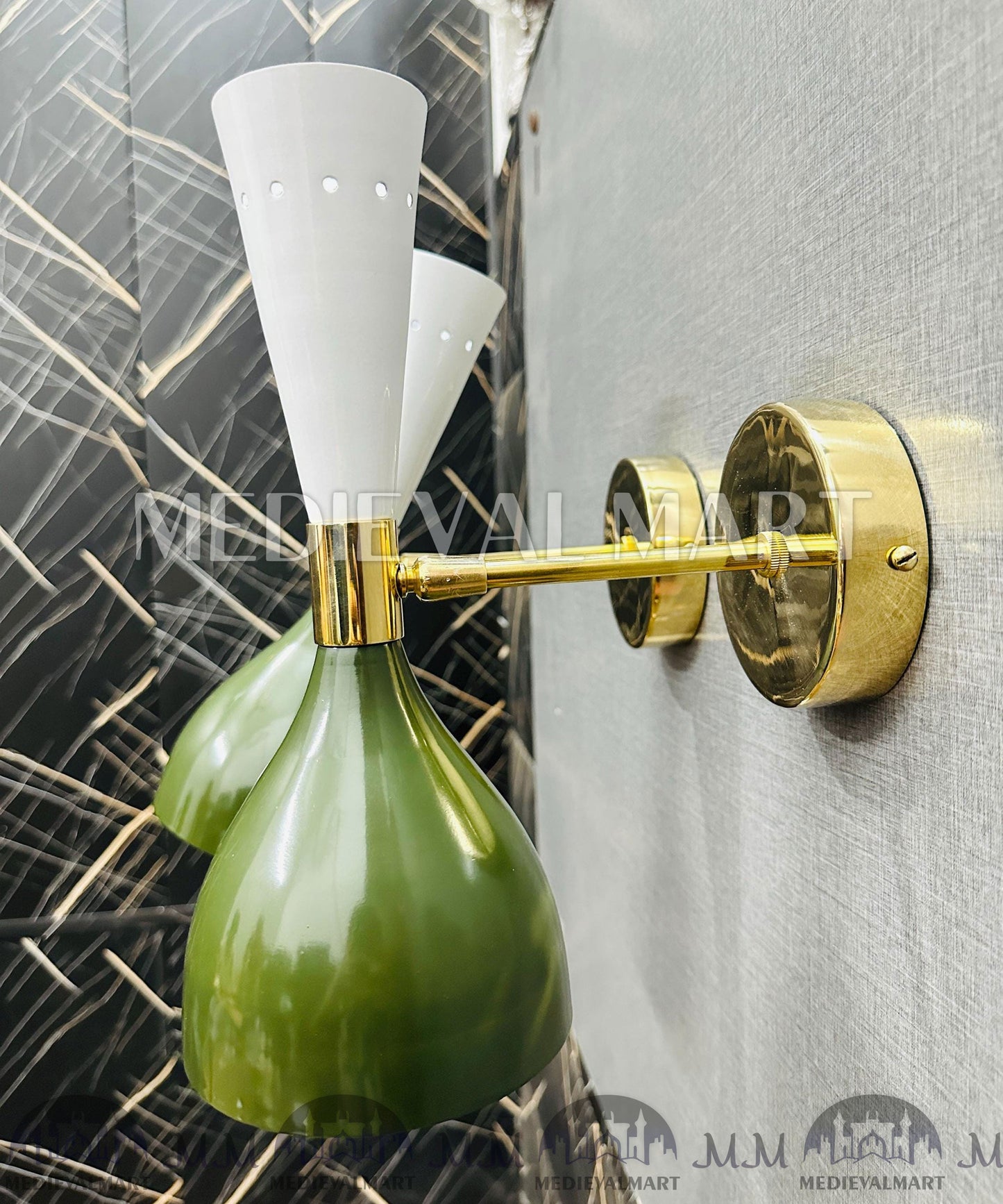 MEDIEVALMART AU European Greaves Knight English Legs Armor "Buff Polish"