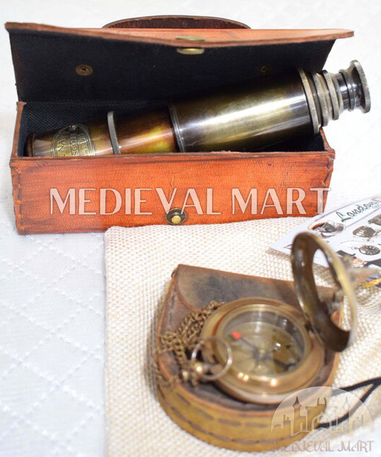 MEDIEVALMART AU Medieval Templar Devil Zelda Cross Inspired Wooden Shield Bliue & Gold Finish | Gift for Christmas Day