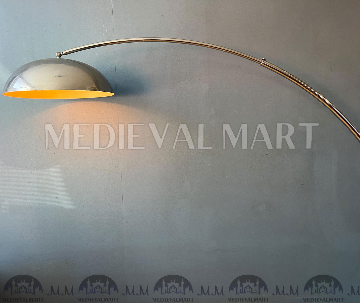 MEDIEVALMART AU European Greaves Knight English Legs Armor "Buff Polish"