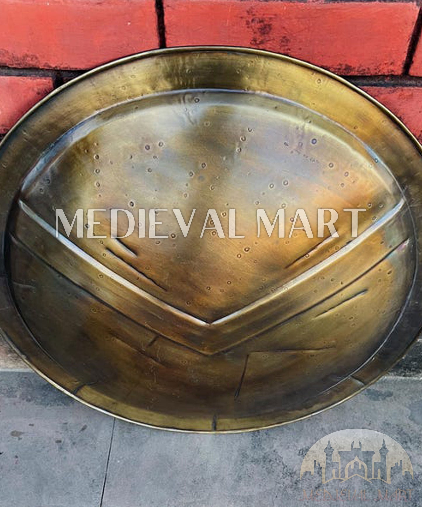 MEDIEVALMART AU First Avengers Steve Rogers Damaged Shield | Gift for Cosplayer